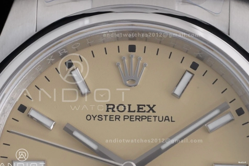 Beige Best 904L Dial 126000 VR3230 Steel Edition 36mm KRF 1:1 Perpetual Oyster 0429